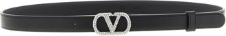 Valentino Garavani Valentino Garavani Vlogo Signature Belt Cinture Nero-Donna