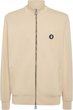 Billionaire Boys Club zip-fastening logo-patch tracksuit jacket - Neutrals
