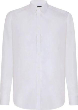 Dolce & Gabbana Overhemden, Heren, Wit, 3Xl, Katoen, Cotton Shirt
