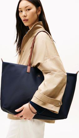 Tommy Hilfiger Womens Tommy Hilfiger Popette Womens Maxi Tote Bag - Space Blue - Size: ONE size