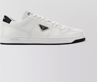Prada leather low-top sneakers