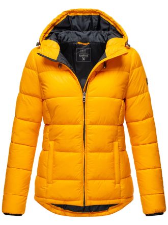 Marikoo dames gewatteerde jas - Lichte tussenjas met capuchon