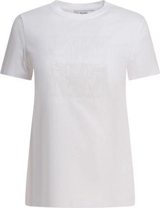 Max Mara Tops, Dames, Wit, S, Katoen, Giovane Max Marabesque T-shirt