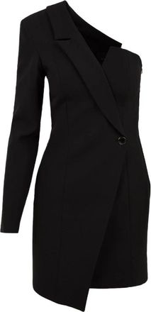 Ga&euml;lle Paris Asymmetric Dress - Dames - Korte kleedjes - Zwart - M - Katoen - Kleedjes