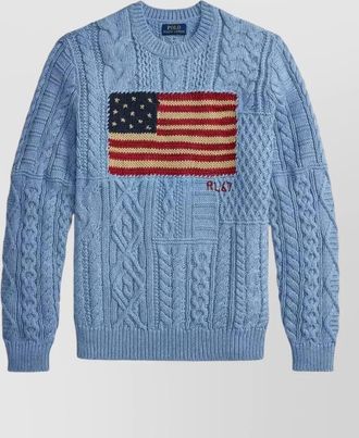 Polo Ralph Lauren long sleeve crew neck flag sweater