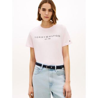 Tommy Hilfiger T-shirt met korte mouwen en ronde hals met logo