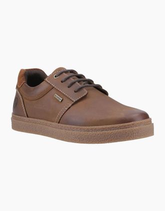Cotswold Mens Cotswold Sapperton Leather Mens Tan Lace-Up Shoes - Brown - Size: 10