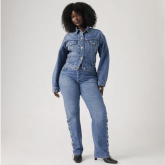 Levi's 501 Curve Jeans - Womens - 24X32 - Medium Wash / Laced Up