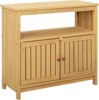 vidaXL Vidaxl Mesa Consola De Jard&iacute;n Acacia Clara 80 X 35 X 75 Cm