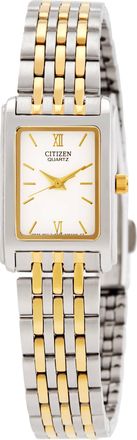Citizen Quartz White Dial Two-tone Ladies Watch EJ5854-56A