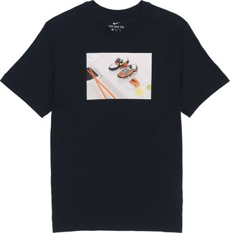 Nike Printing Sports Round Neck Short Sleeve Black DD1327-010