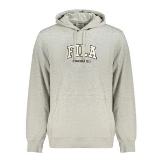 Fila Hoodies, male, Gray, Size: 2XL Rifredi Hoodie