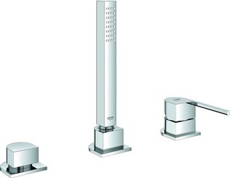 GROHE Plus Combinaci&oacute;n De Ba&ntilde;era De 3 Agujeros Con Ducha De Mano - Grohe