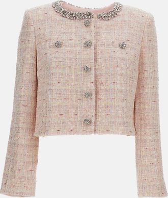 Self Portrait Giacca Boucle Con Paillettes