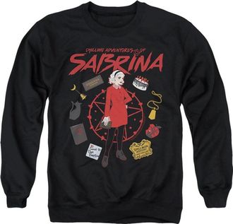 Gildan Chilling Adventures Of Sabrina Circle Adult Crewneck Sweatshirt