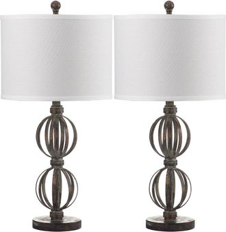 Safavieh Calista 27.75In Double Sphere Table Lamp