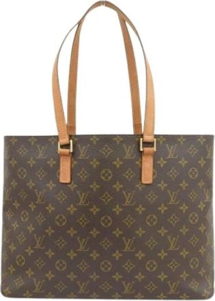 Louis Vuitton Pre-owned Tote Bags, female, Brown, Size: ONE SIZE Pre-owned Monogram Tote Bag