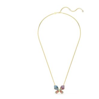 Swarovski Idyllia Butterfly Necklace - Dames - Kettingen - Veelkleurig - ONE Size - Accessoires
