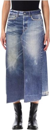Our Legacy Craft Skirt - Dames - Spijkerrokken - Blauw - XS - Katoen - Rokken