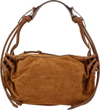 Isabel Marant Soft Slouchy Brown Calf Suede Handbag
