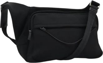 Prada Pre-owned Nylon prada-bags - Dames - Vintage Schoudertas - Zwart - ONE Size - Nylon - Vintage