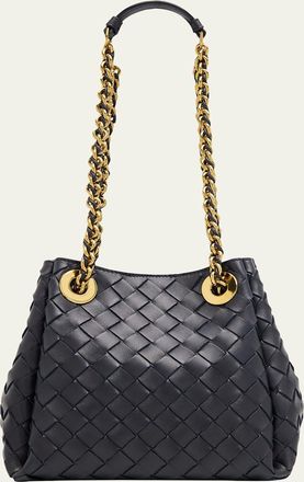 Bottega Veneta Small Parachute Leather Shoulder Bag