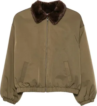 Eleh Faux-fur-collar Jacket
