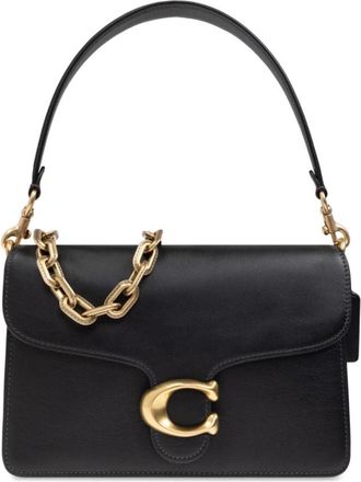 Coach Chain Tabby Schoudertas - Dames - Schoudertassen - Zwart - ONE Size - Leer - Tassen