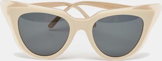 Illesteva Illesteva Beige/black Emmanuelle Cat Eye Sunglasses