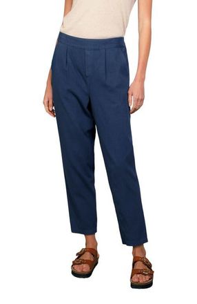 Celtic & Co. Twill Tapered Pull On Pants in Dark Navy at Nordstrom, Size 10