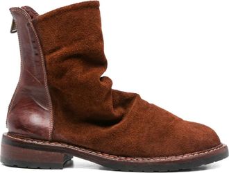 King Tartufoli Suède laarzen met rits - Bruin