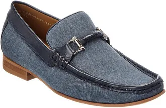 Donald J Pliner Danner Canvas & Leather Loafer