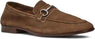Aquatalia Jason Bit Loafer in Almond Suede at Nordstrom, Size 10.5