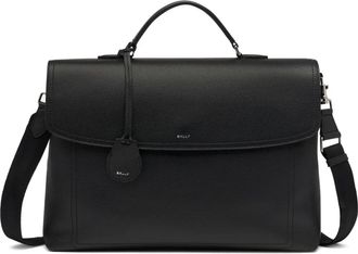 Bally Capitol briefcase - men - Bovine Split Leather/Nylon/Calf Leather - One Size - Black