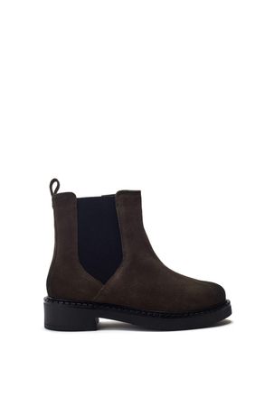 Moda in Pelle Moda in Pelle Womens Opala Taupe Boots Suede - Size EU 39