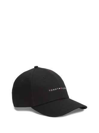 Tommy Hilfiger Baseball Cap TOMMY HILFIGER TH FOUNDATION HCT 6 PANEL, Herren, schwarz, Obermaterial: 100% Baumwolle, Caps Baseball Cap