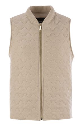Fabiana Filippi Quilted Yarn And Sequin Waistcoat