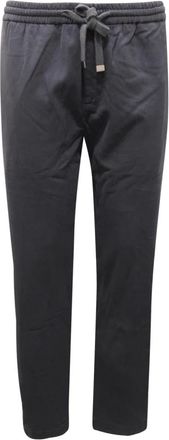 Dondup Verstelbare Broek met Vetersluiting - Heren - Sweatpants - Blauw - W30 - Broeken