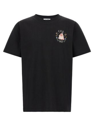 Casablanca Black Graphic Print T-Shirt