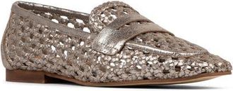 Donald J Pliner Naolin Penny Loafer in Pewter at Nordstrom, Size 7.5
