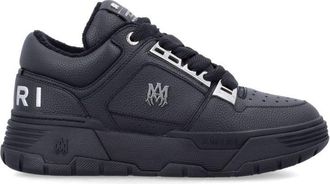 Amiri Metallic Ma-1 Textured Black Low-Top Sneakers