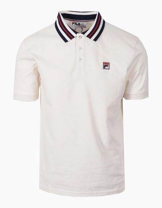 Fila Mens FILA ACHILLE POLO GARDENIA - Size: 40