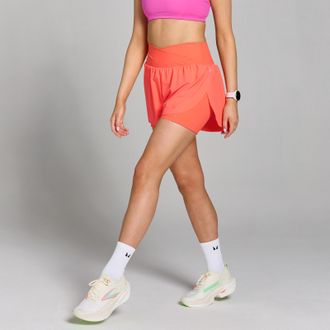 MyProtein Pantal&oacute;n corto de correr plisado Velocity para mujer de MP - &Aacute;mbar - L