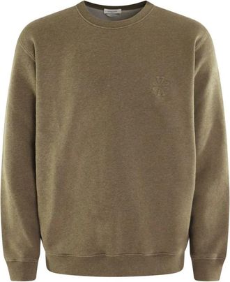 Jacob Cohen Felpa Girocollo Costina - Heren - Sweatshirts - Grijs - L - Katoen - Hoodies & sweatvesten