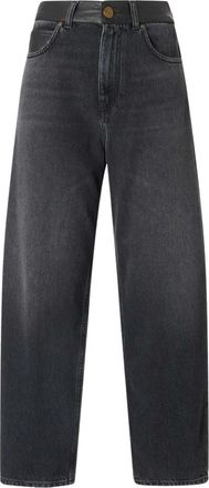 Pinko Estelle Balloon Jeans - Dames - Loose Fit Jeans - Zwart - W24 - Katoen - Jeans
