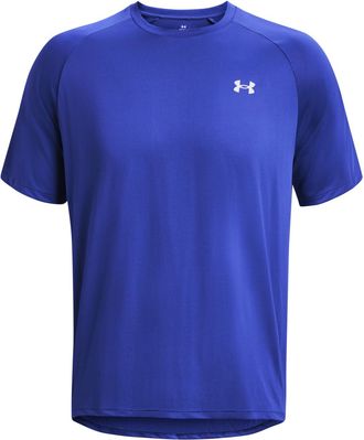Under Armour Mens Tech Reflective T-Shirt, Royal Blue, L