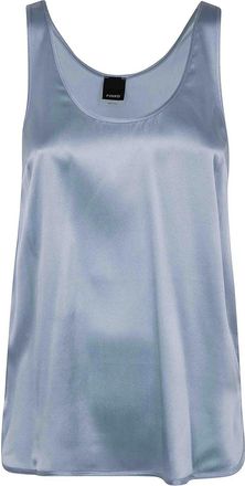 Pinko Crazy Satin Silk Tank Top