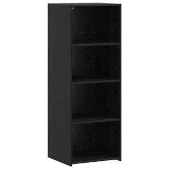 vidaXL Aparador Alto Roble Negro 45 X 41 X 124 Cm Madera De Ingenier&iacute;a Vidaxl