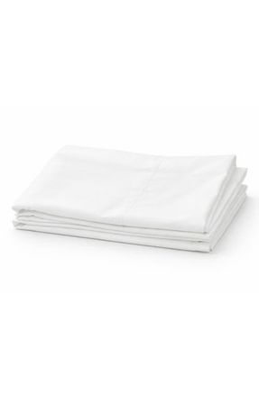 Pom Pom at Home Set of 2 Cotton Percale Pillowcases in White at Nordstrom, Size Standard