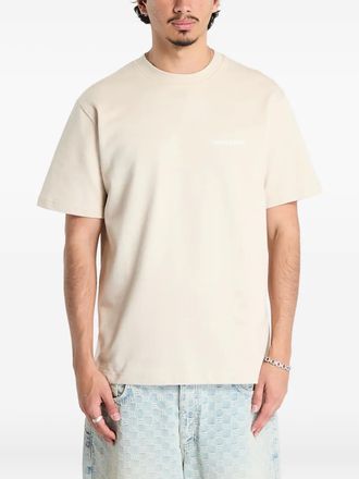 Daily Paper Clothing T-shirt met geborduurd logo - Beige